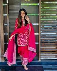  NEW KURTI-PLAZZO SET